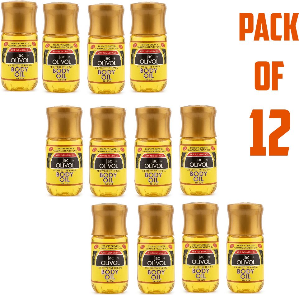 jac olivol Premium Herbal body oil with Italian olive oil [50ml x 12]-picture-28