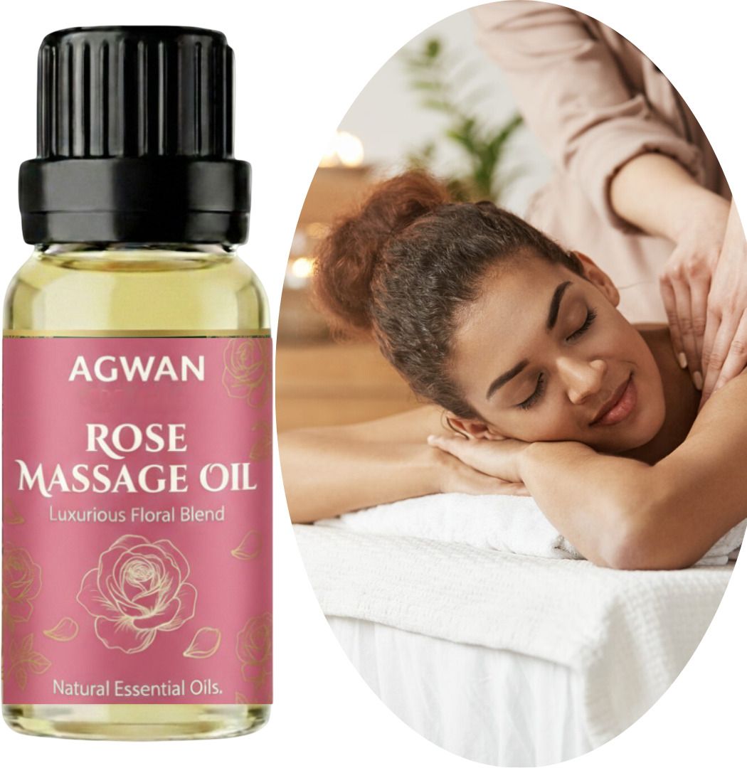 agwan Rose Natural Massage Oil Romantic Non Sticky 100ml-picture-23