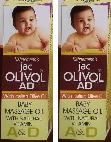 Olivol AD Baby Massage Oil [ 200ml~Pack Of 2*100ml ]