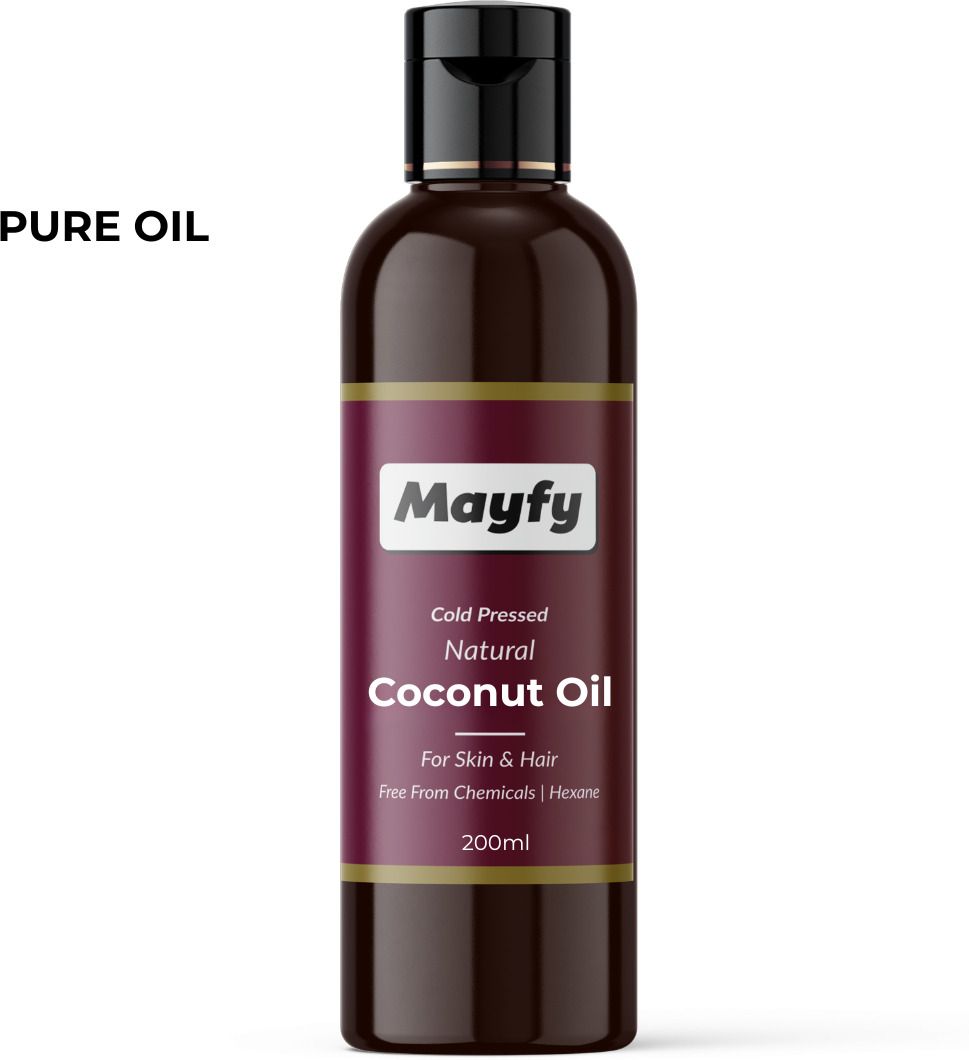 mayfy 100% Pure & Natural Cold Pressed Coconut Oil For Hair & Skin Care Baby Massage-picture-36