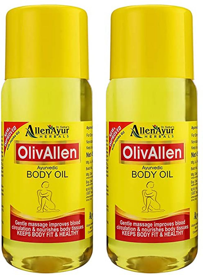 Olivallen Ayurvedic Body Oil (200ml X 2)