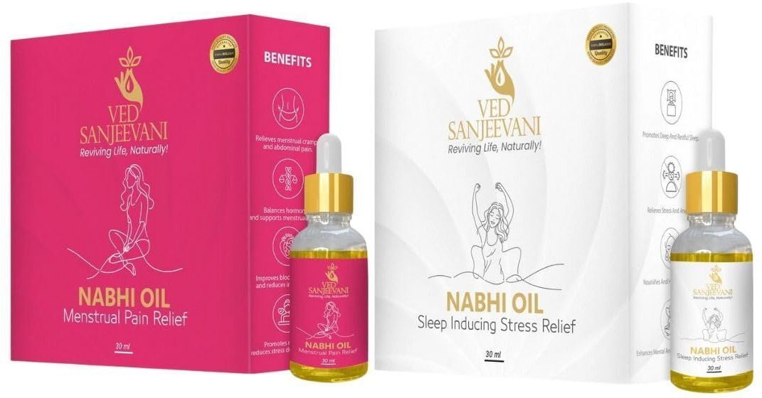 Menstrual Ease Nabhi Oil Combo with Sleep Care Oil, Ayurvedic Pack of 2-image-21