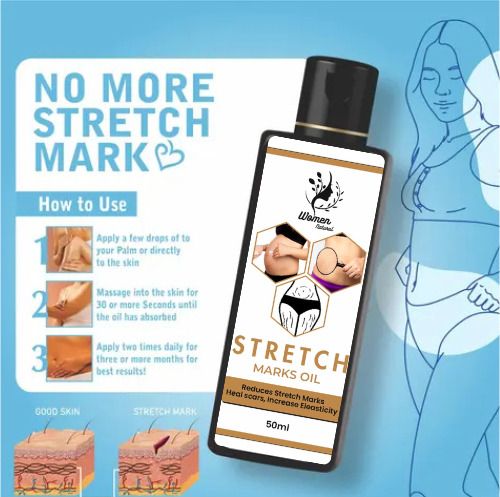 7 Days Natural Stretch Mark oil Removes Stretch Marks & Scar Removal-image-22