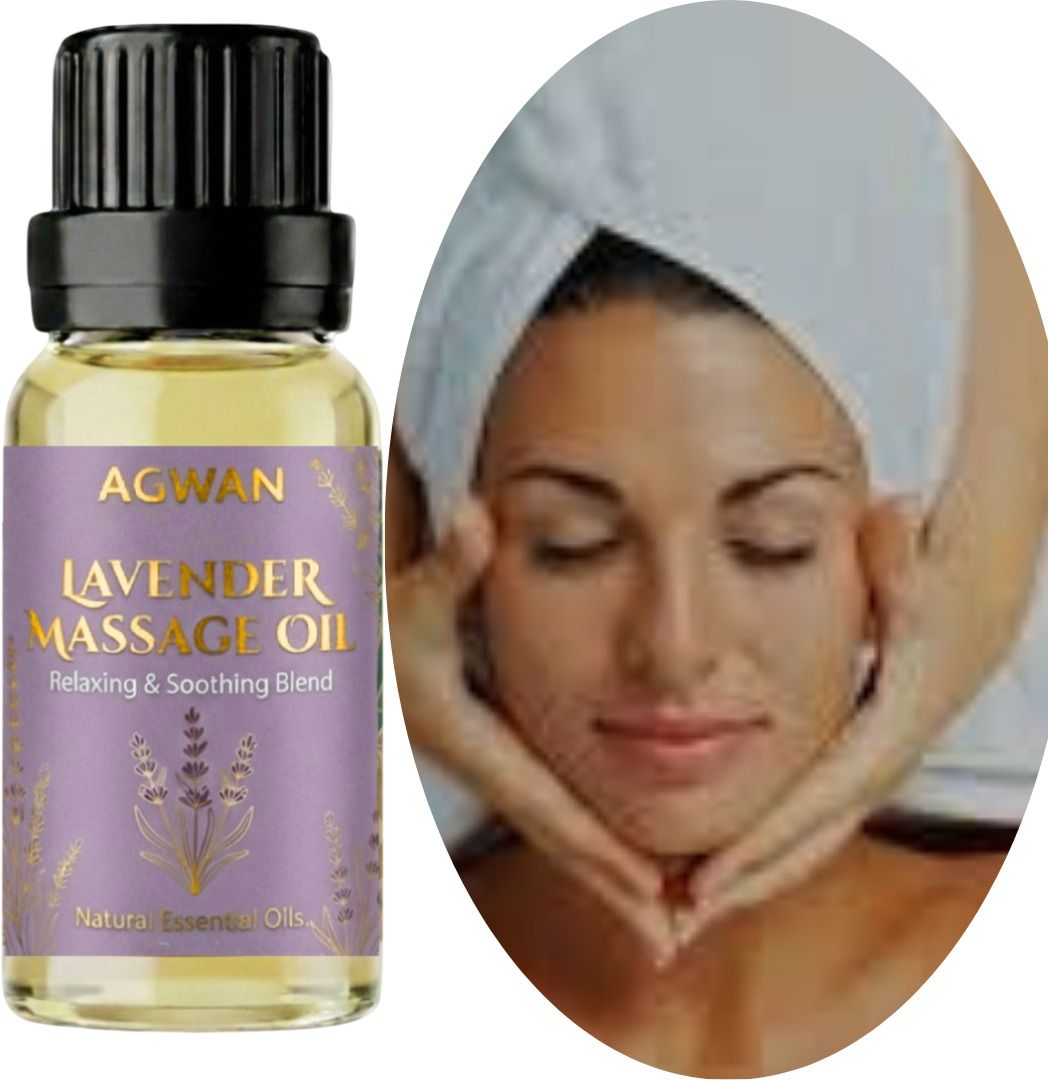 Lavender Luxury Massage Oil Sensual Natural Body 100ml-image-0