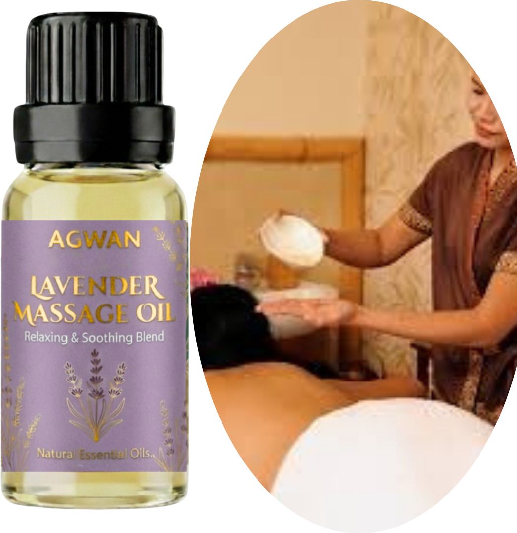 agwan Lavender Herbal Massage Oil Romantic Non Sticky 100ml-picture-32