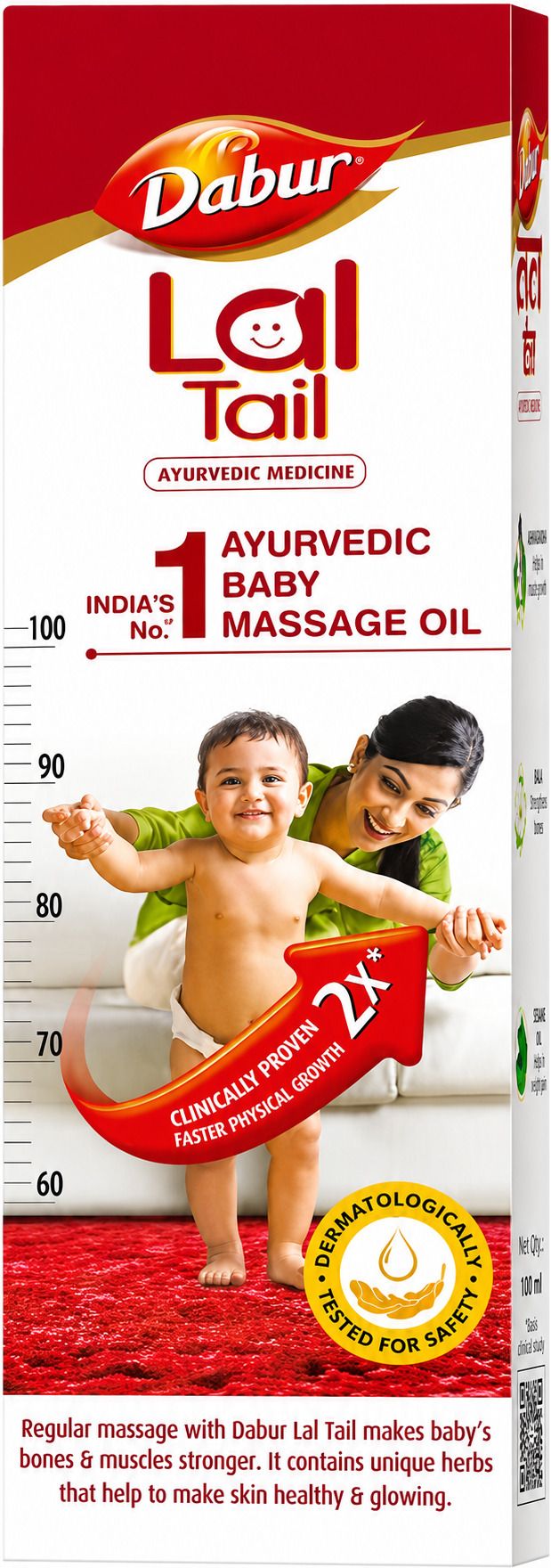 dabur DABAR LAL TAIL 100 ML BABY MASSAGE OIL PACK OF 1-picture-4