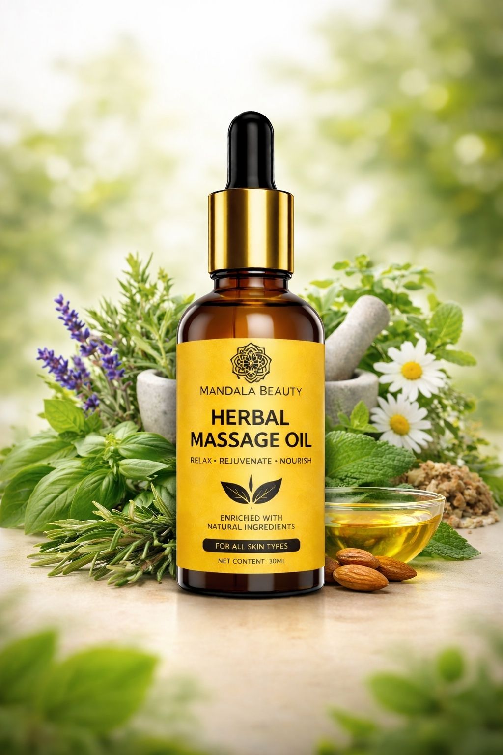 mandala beauty Herbal Massage Oil 30ml-picture-38