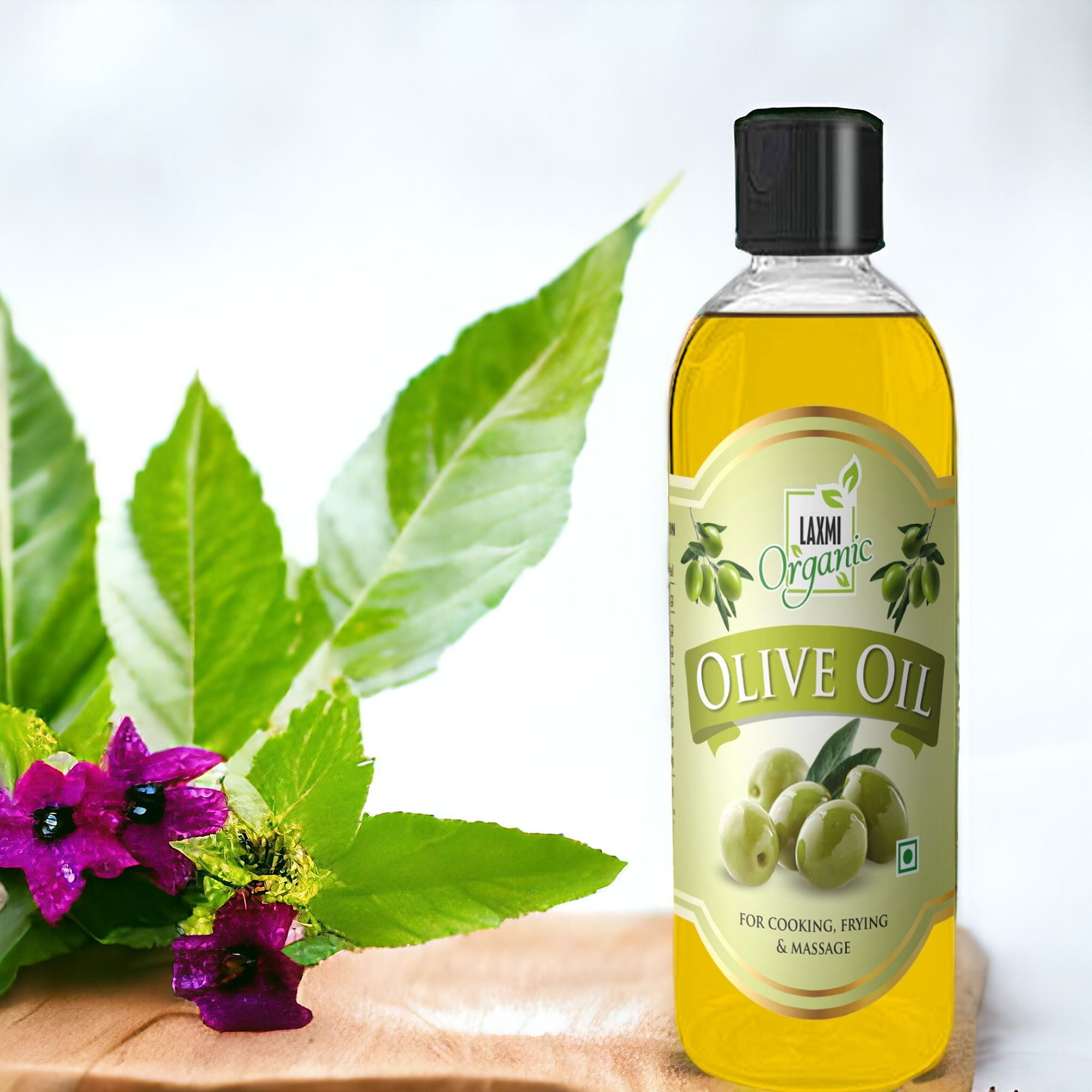 laxmi organic Olive oil Jaitun ka tail virgin Extra Light edible cooking body hair massage tel-picture-10