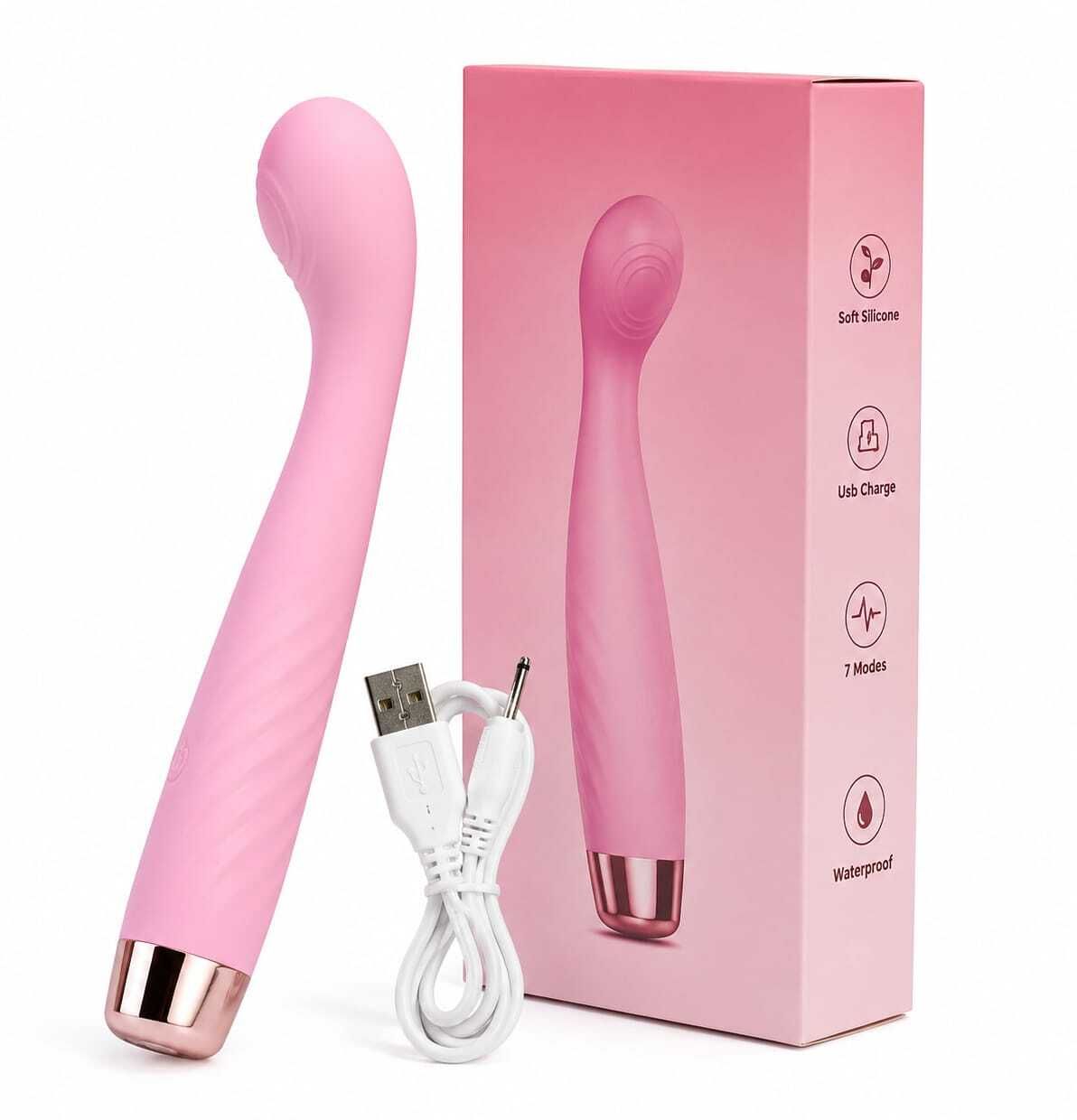 ULTRAMAN UM-Pink-001 Premium Massager for Women | USB Rechargeable | 7 Modes | Waterproof Massager-image-32