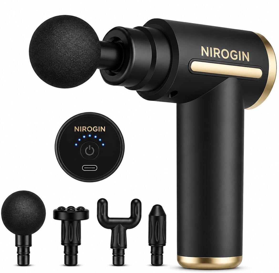 NIROGIN Mini Massage Gun Deep Tissue Percussion Body Massager NIROGIN Mini Massage Gun | Deep Tissue Percussion Body Massager Massager-image-18