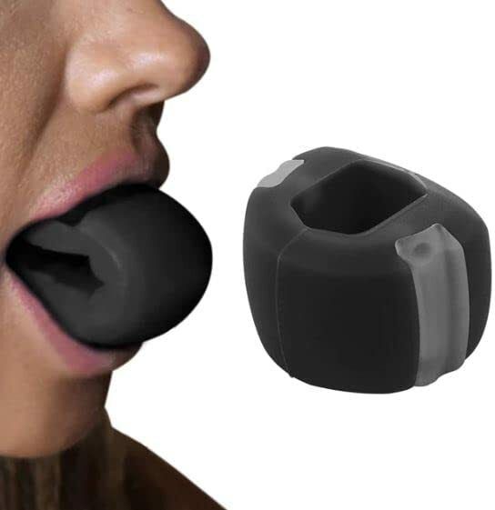 BiiU Exerciser - 1 Tool workout Double Chin Jawline Shaper Slim & Tone Face Neck Massager-image-49