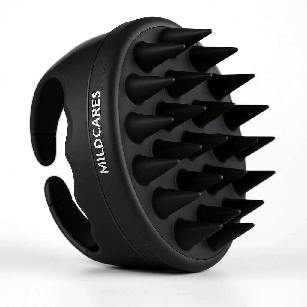 Hair Scalp Massager Brush | Soft Silicone Scrubber for Hair Growth Dandruff Care