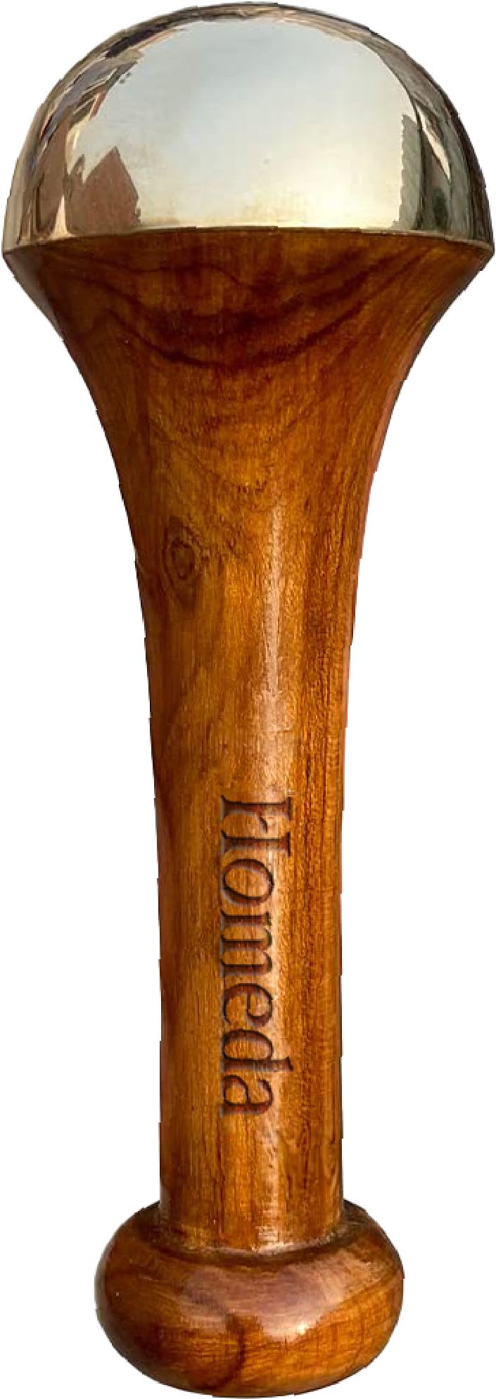 Homeda Ayurvedic Kansa Wand Foot Massager, Kansya Vati Wooden Massageṛ Kasa Bronze Full Body Massager-image-47
