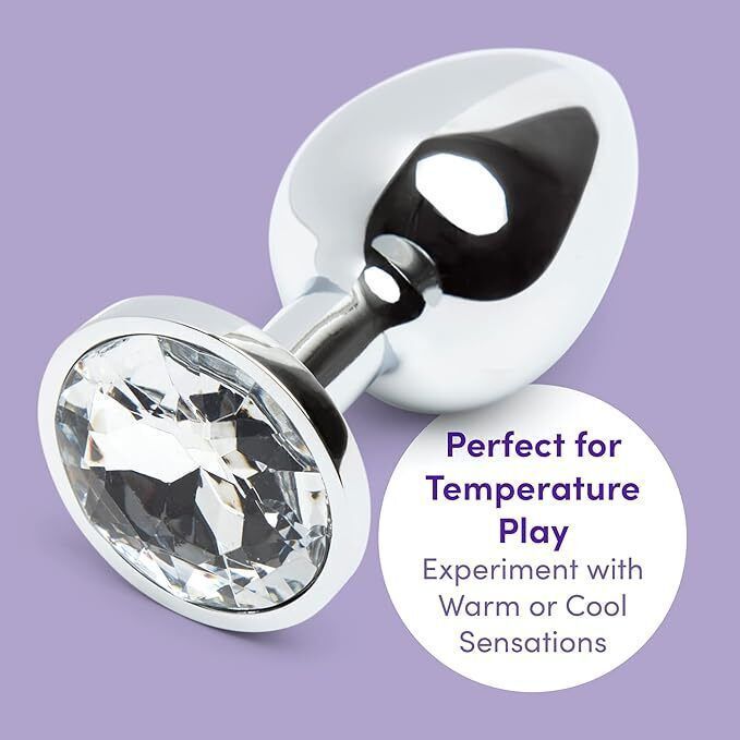 swadeshi enterprises Large size premium Stainless Steel Jeweled massager with Clear Crystal Base Large size stainless steel massager Massager-image-34