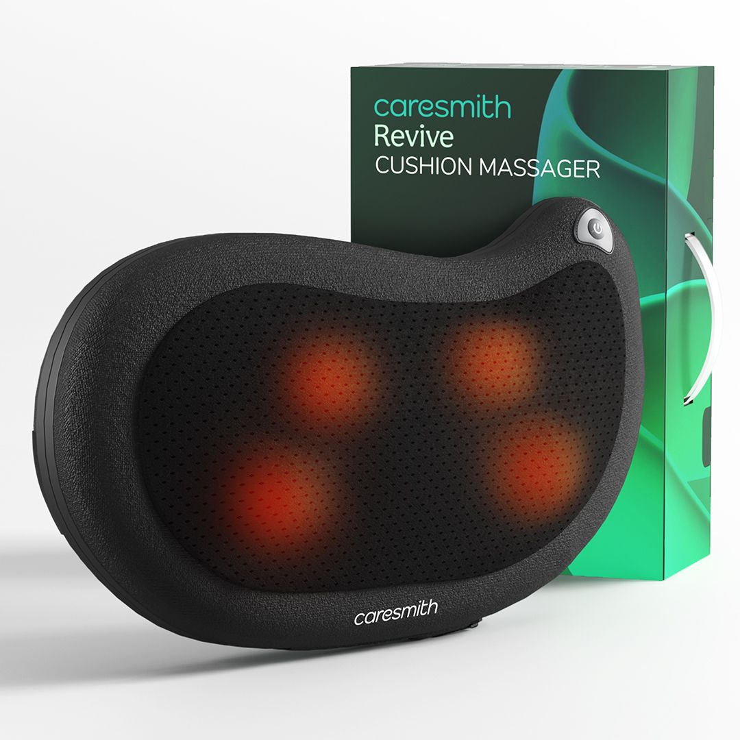 caresmith FCS0094 Revive Cushion Massage Pillow | Kneading & Infrared Heat Therapy Massager-picture-19