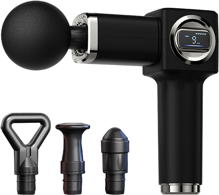 knidaa store Gun Massager machine for Full Body Pain Relief of Neck, Shoulder, Back, Arm & Foot for Men & Women Deep Tissue Massage Gun with 4 Removable Heads Massager-image-38