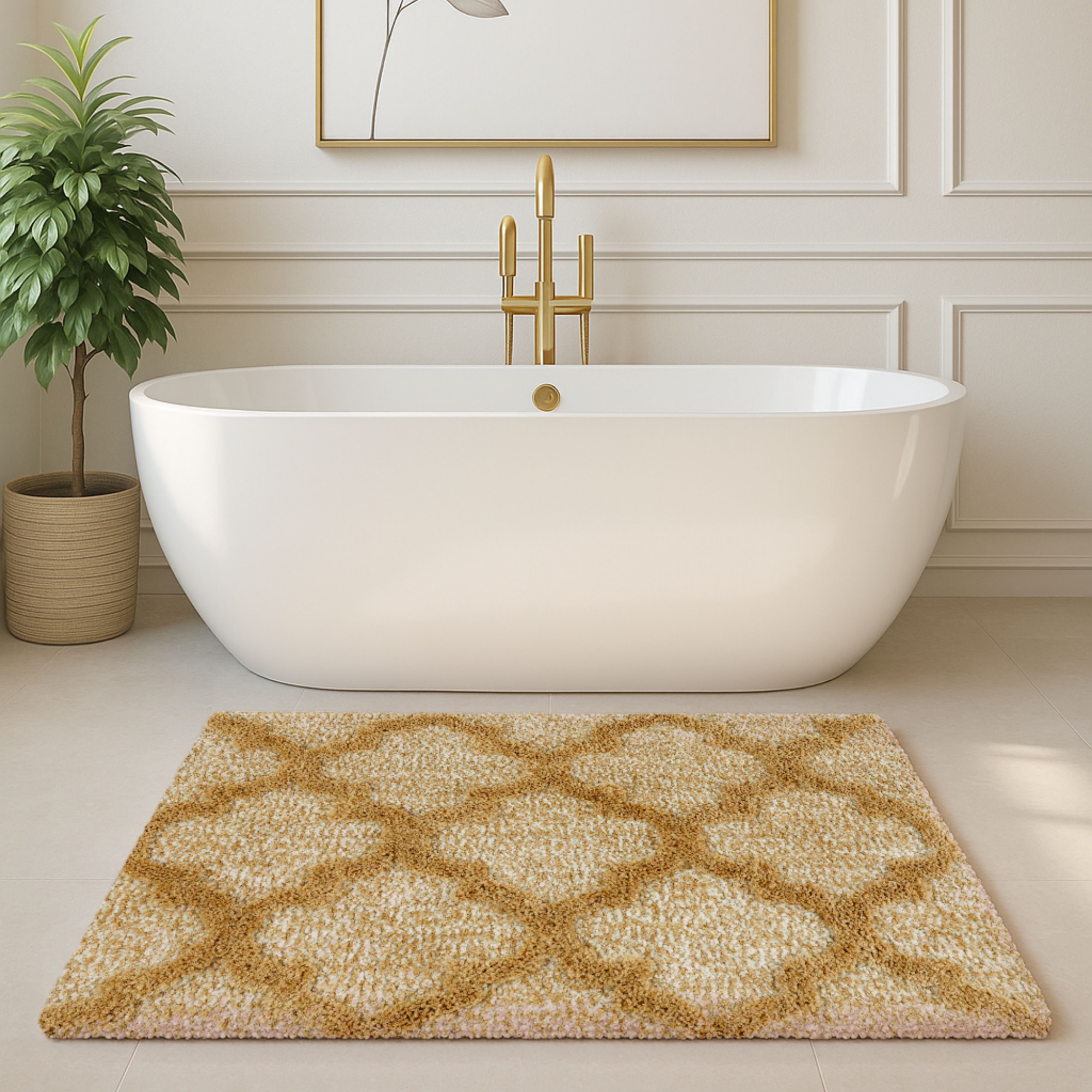 pano Polyester Bathroom Mat-picture-31