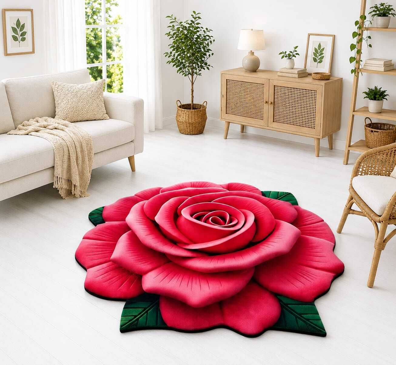 justway 58 cm X 58 cm Rubber Area Rug-picture-21
