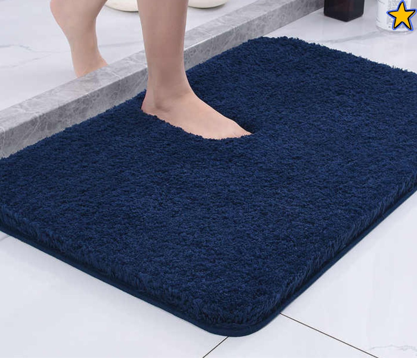 hownice Cotton, Rubber, Microfiber, Plastic Bathroom Mat-picture-22