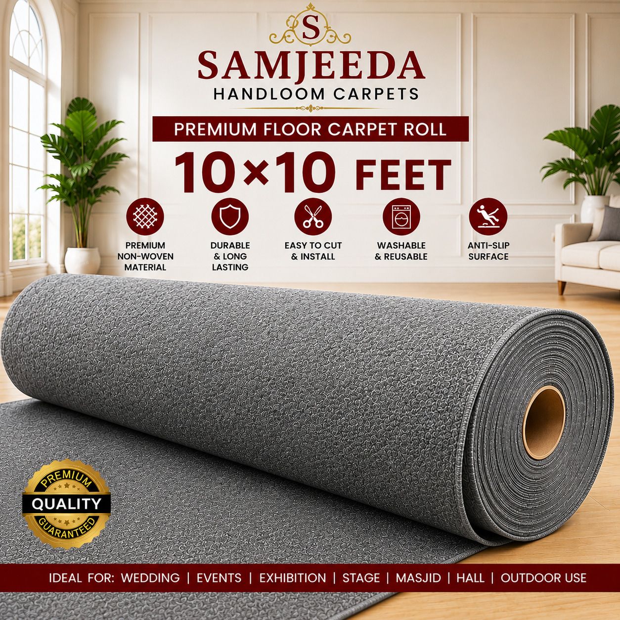 samjeeda handloom carpets Nylon Grass Mat Mat-picture-8