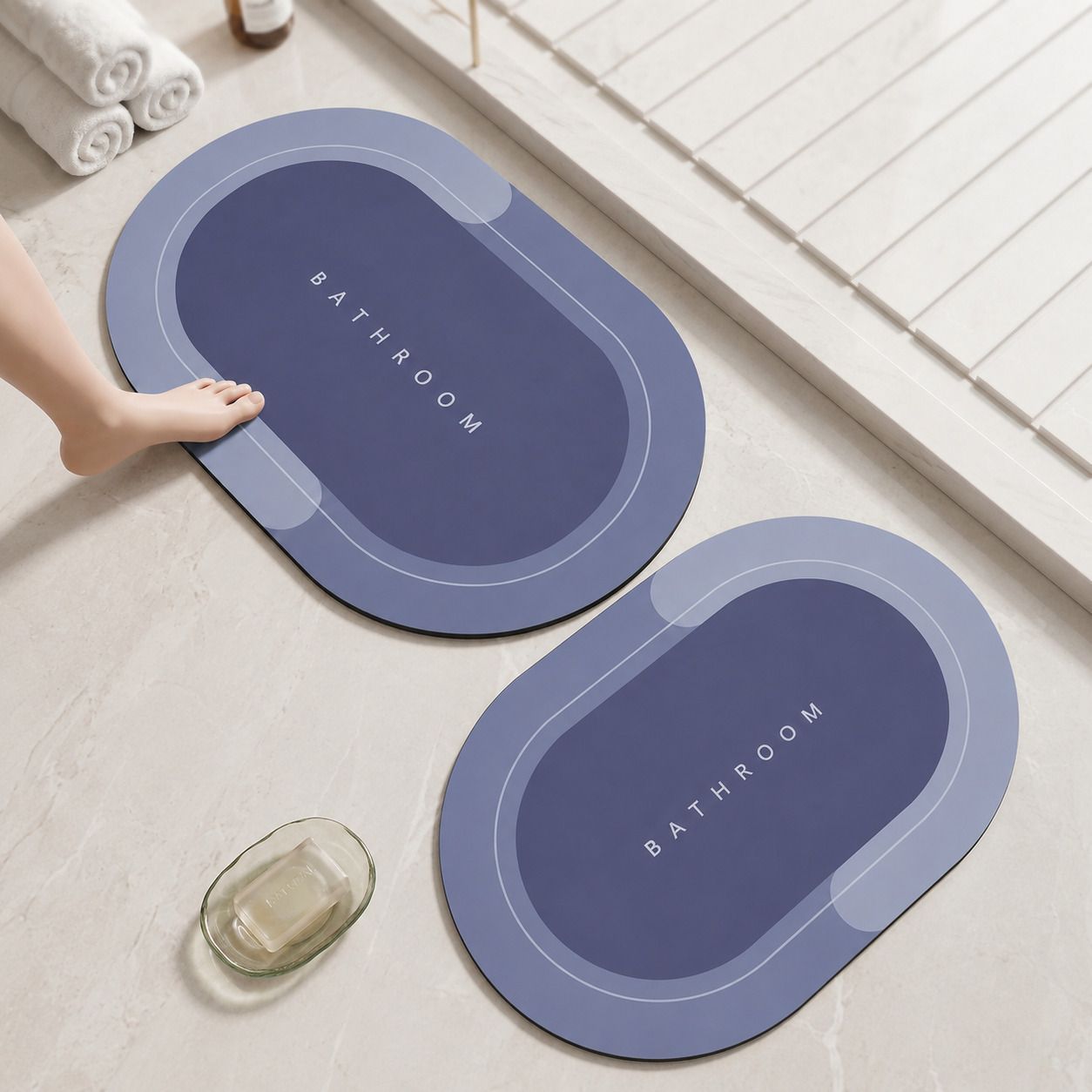 shriwat Rubber Bathroom Mat-picture-21