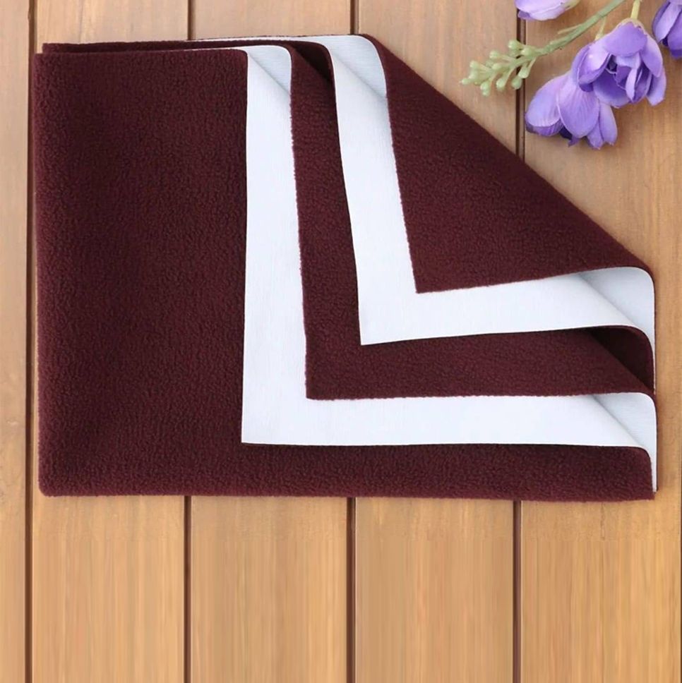 Fleece Baby Bed Protecting Mat-image-49