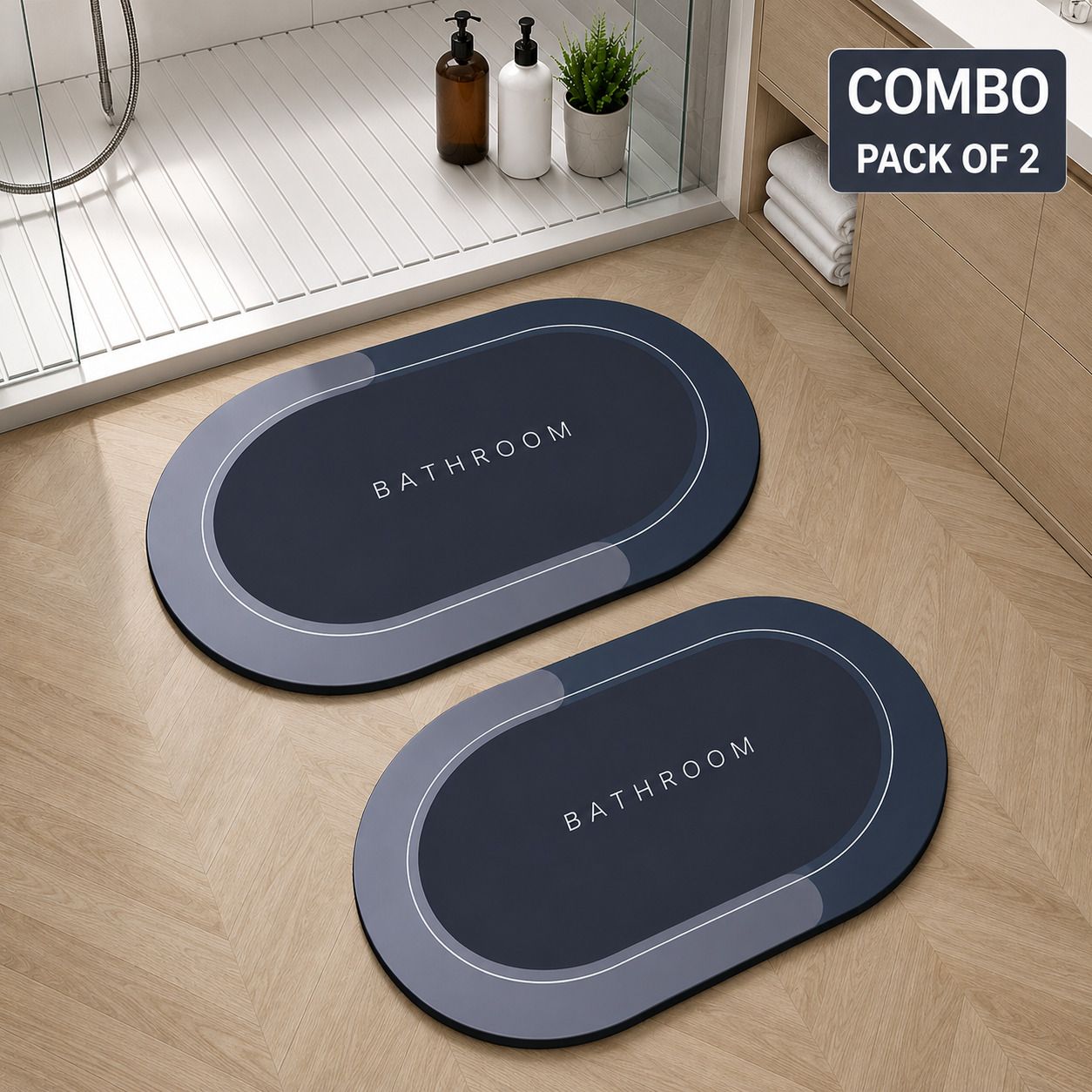 clenvo Rubber Bathroom Mat-picture-26