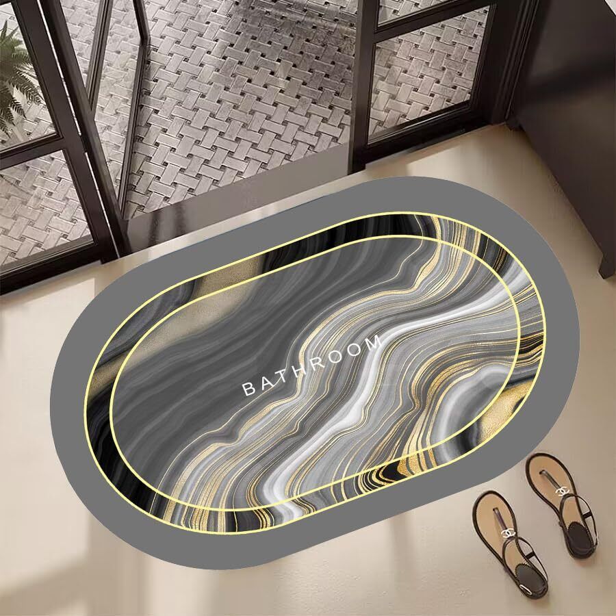 yellow weaves Rubber Bathroom Mat-picture-24