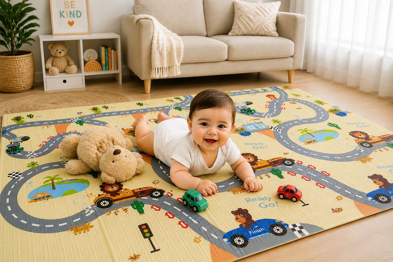 diaper panda Rubber Baby Play Mat-picture-12