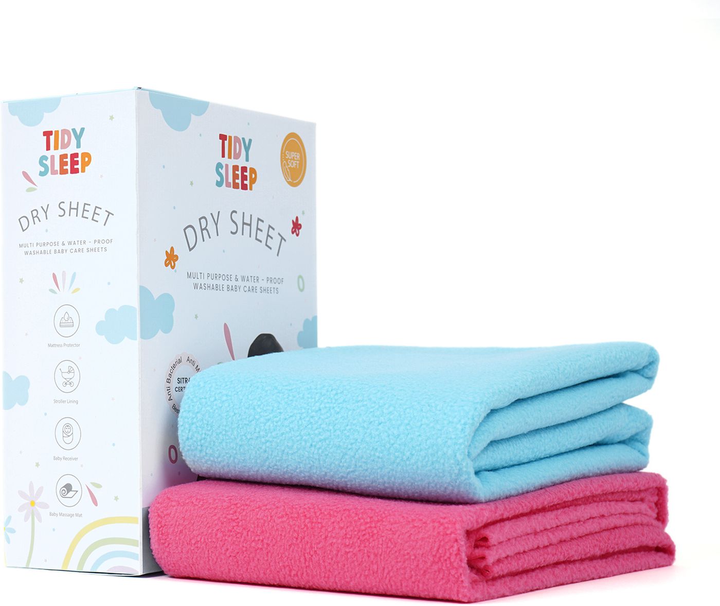 tidy sleep Fleece Baby Bed Protecting Mat-picture-39