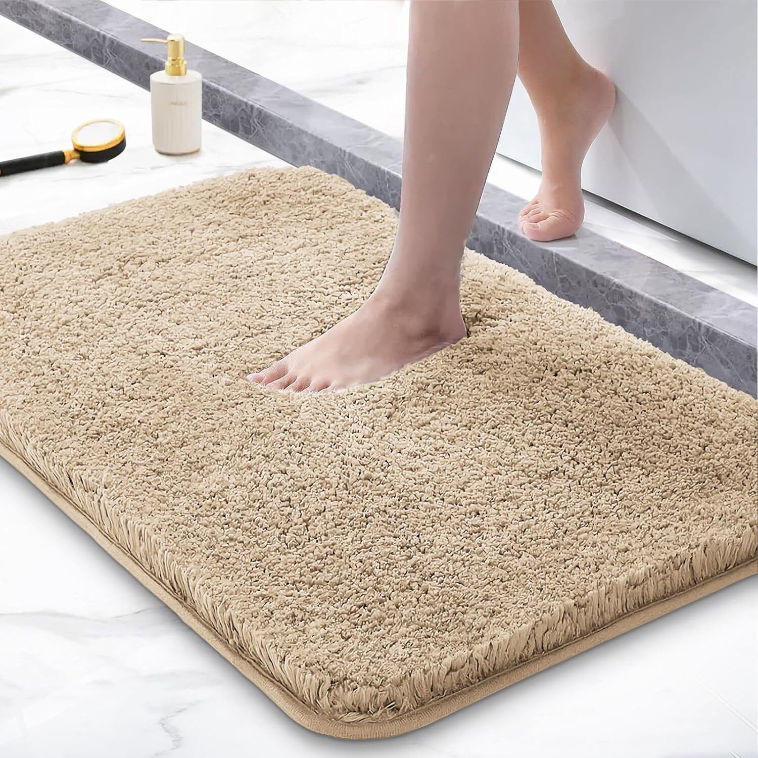 roseate Microfiber Bathroom Mat-picture-17