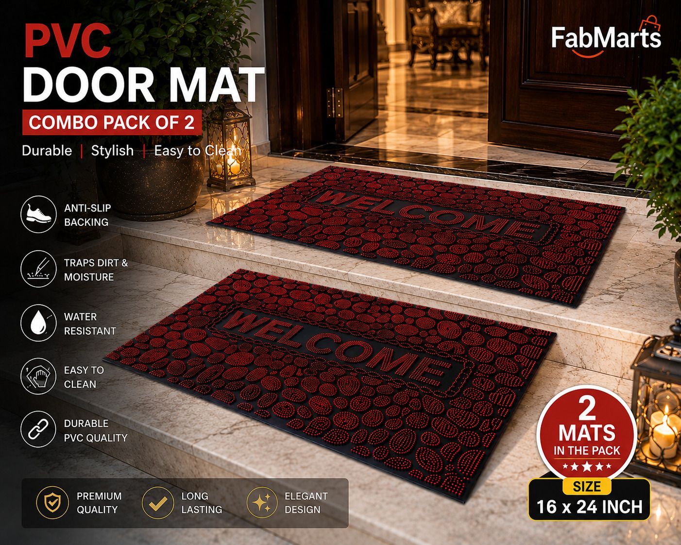 fabmarts Rubber Door Mat-picture-45