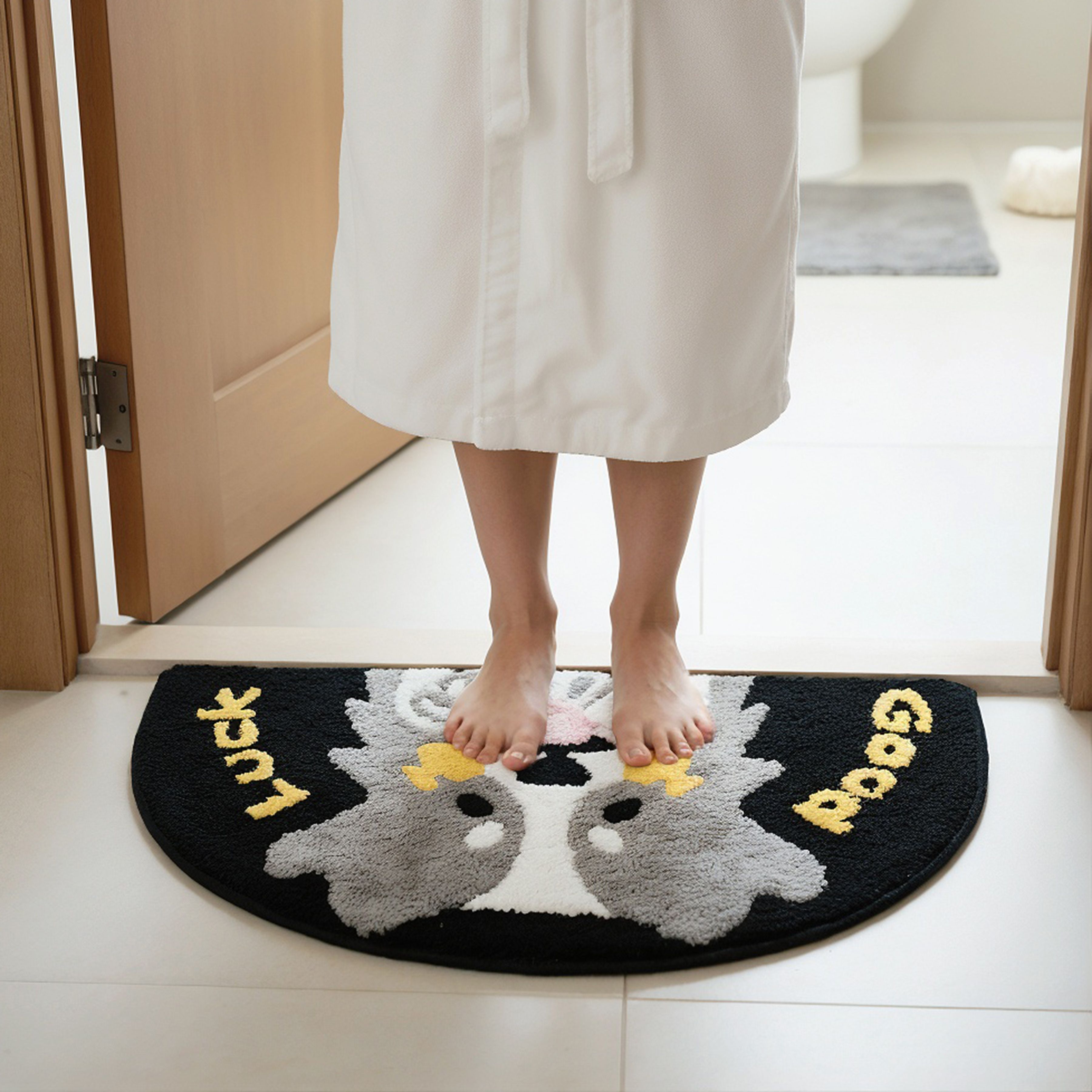 kushudecor Microfiber Bathroom Mat-picture-13