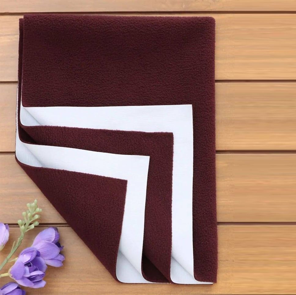 Fleece Baby Bed Protecting Mat-image-49