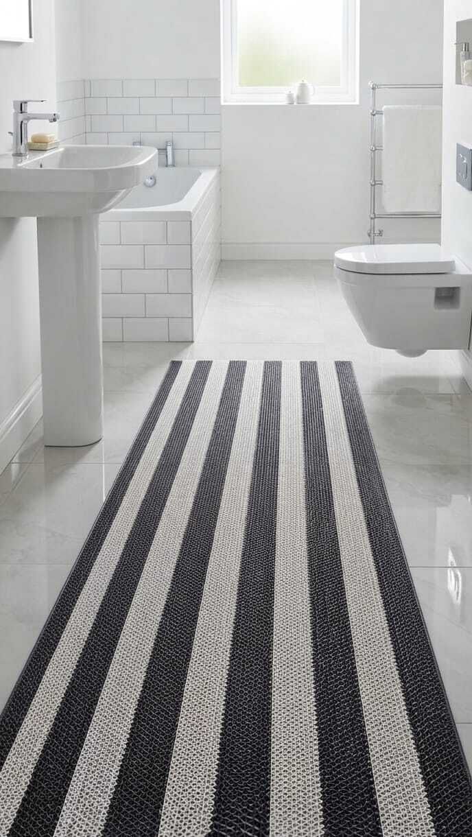 n o o r enterpprises PVC (Polyvinyl Chloride) Bathroom Mat-picture-26