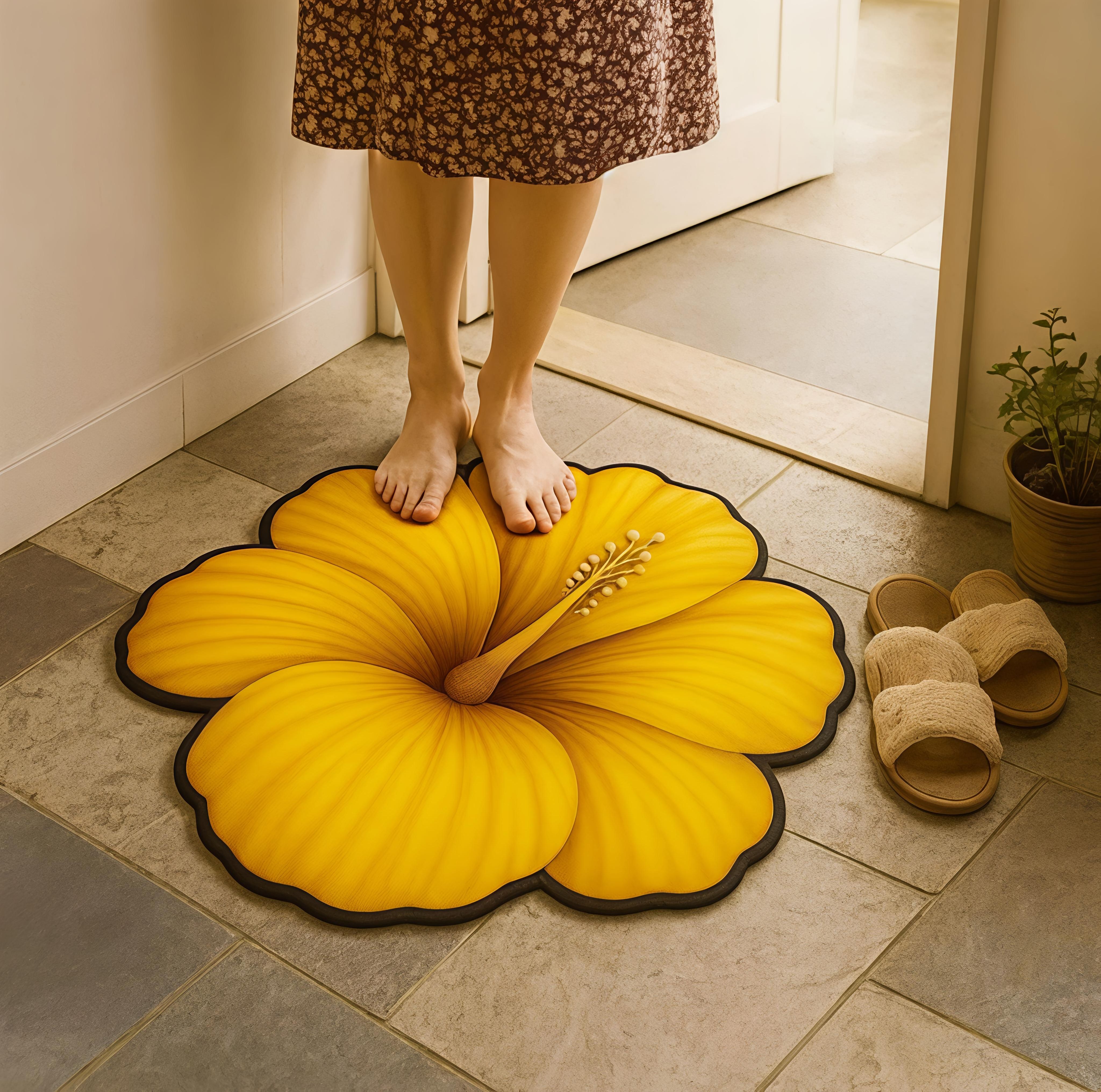 Microfiber, Rubber Bathroom Mat-image-12