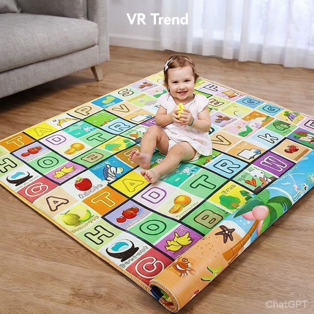 Microfiber Baby Play Mat-image-48