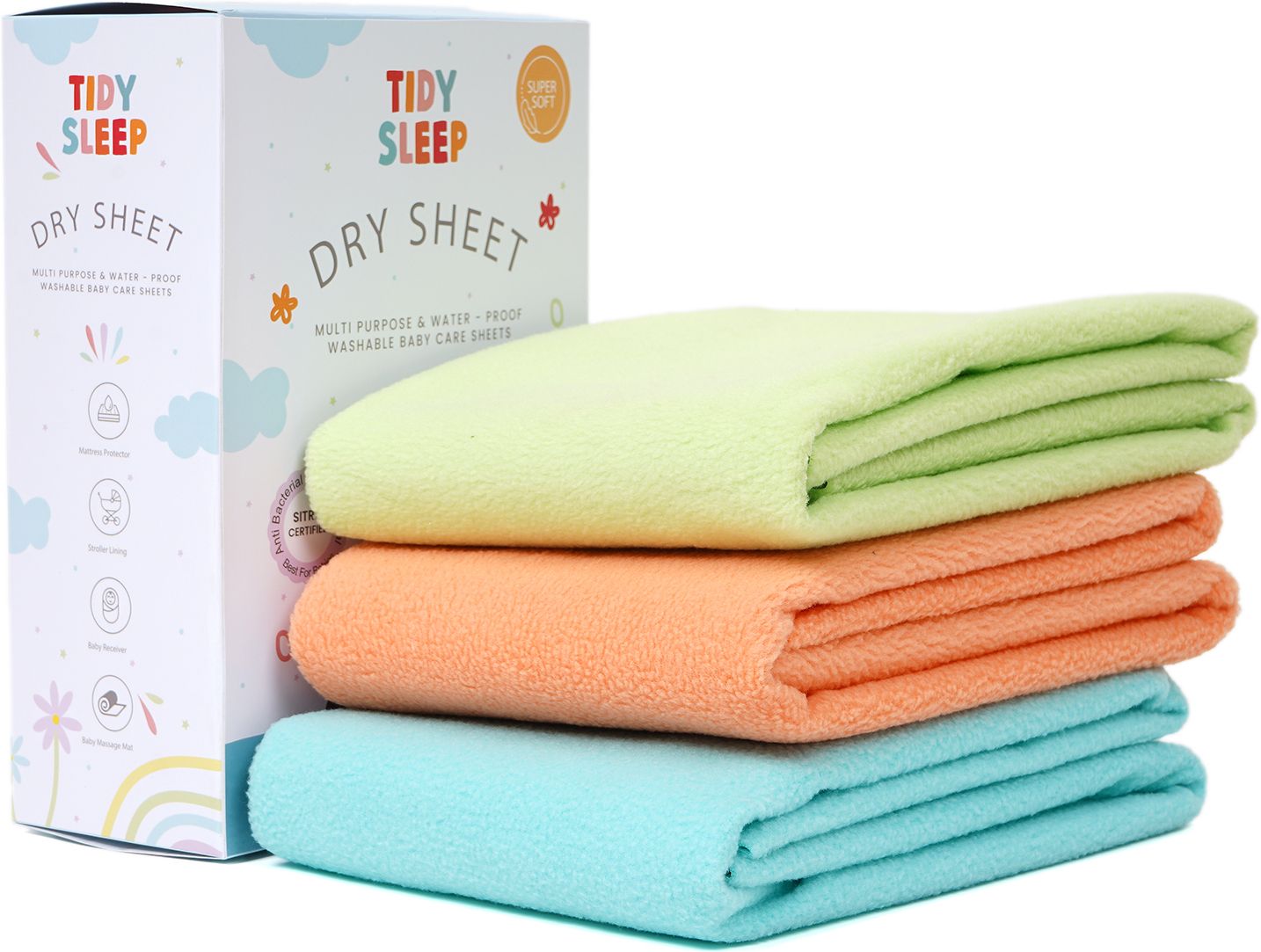 tidy sleep Fleece Baby Bed Protecting Mat-picture-28