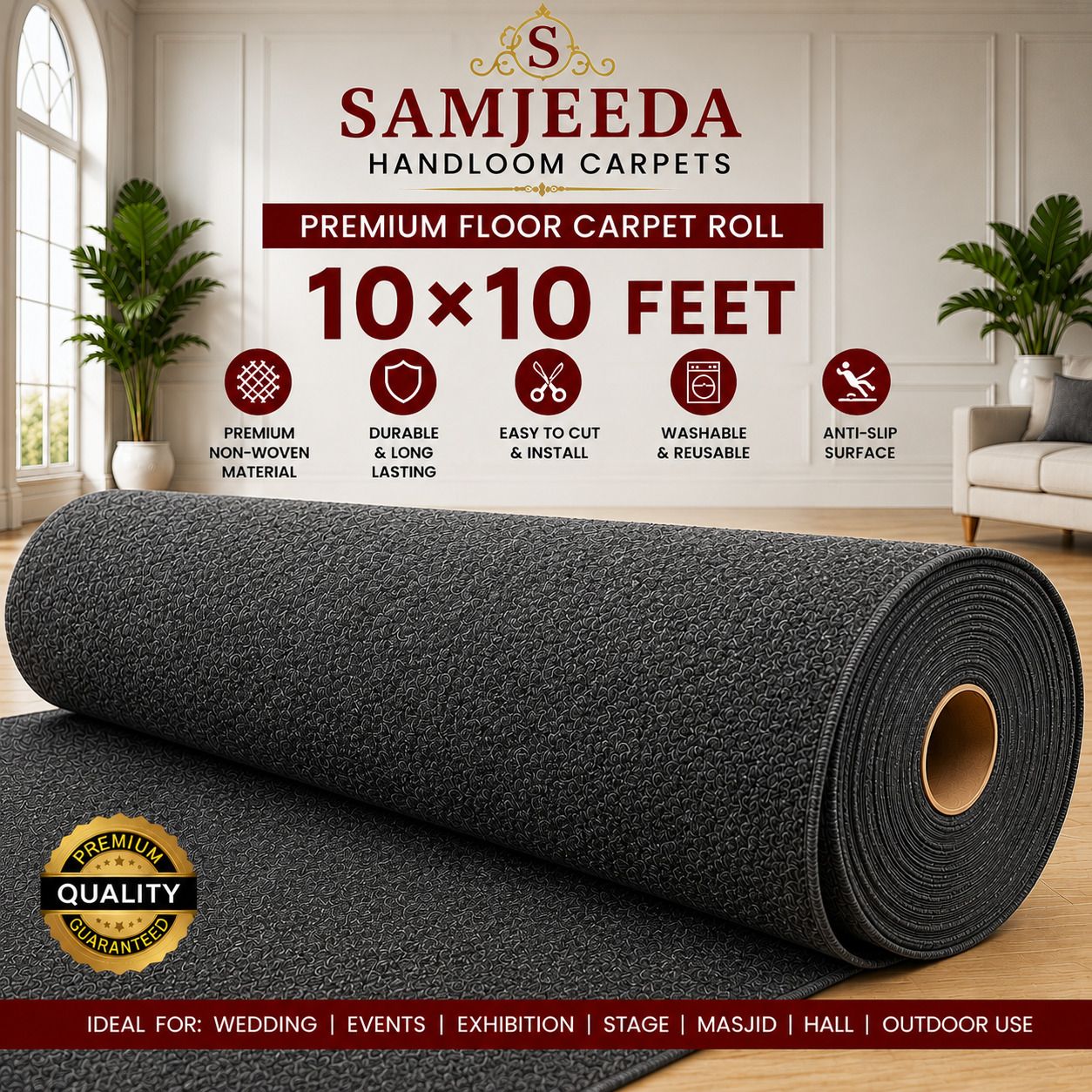samjeeda handloom carpets Nylon Grass Mat Mat-picture-10