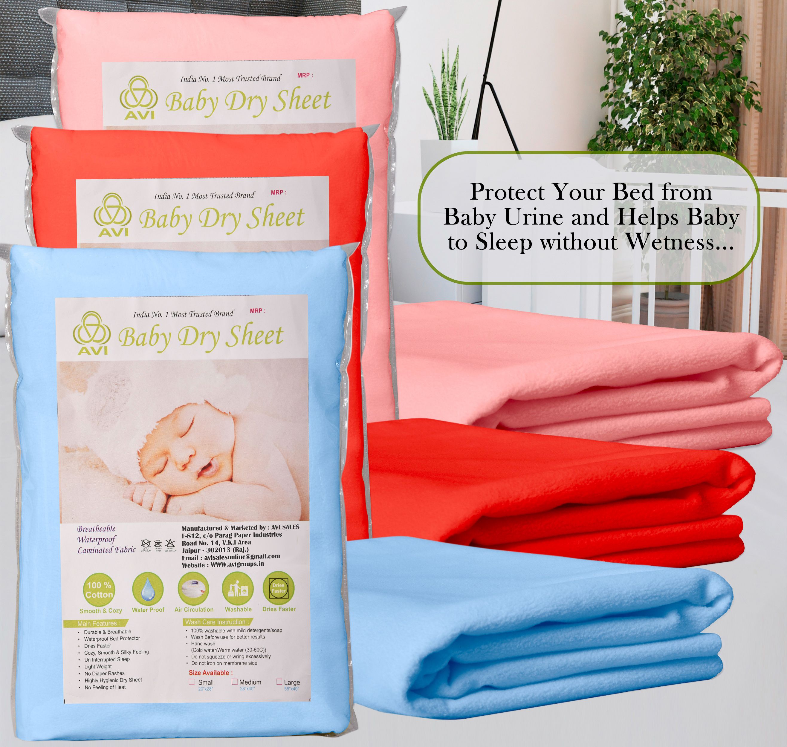 avi Cotton Baby Bed Protecting Mat-picture-41