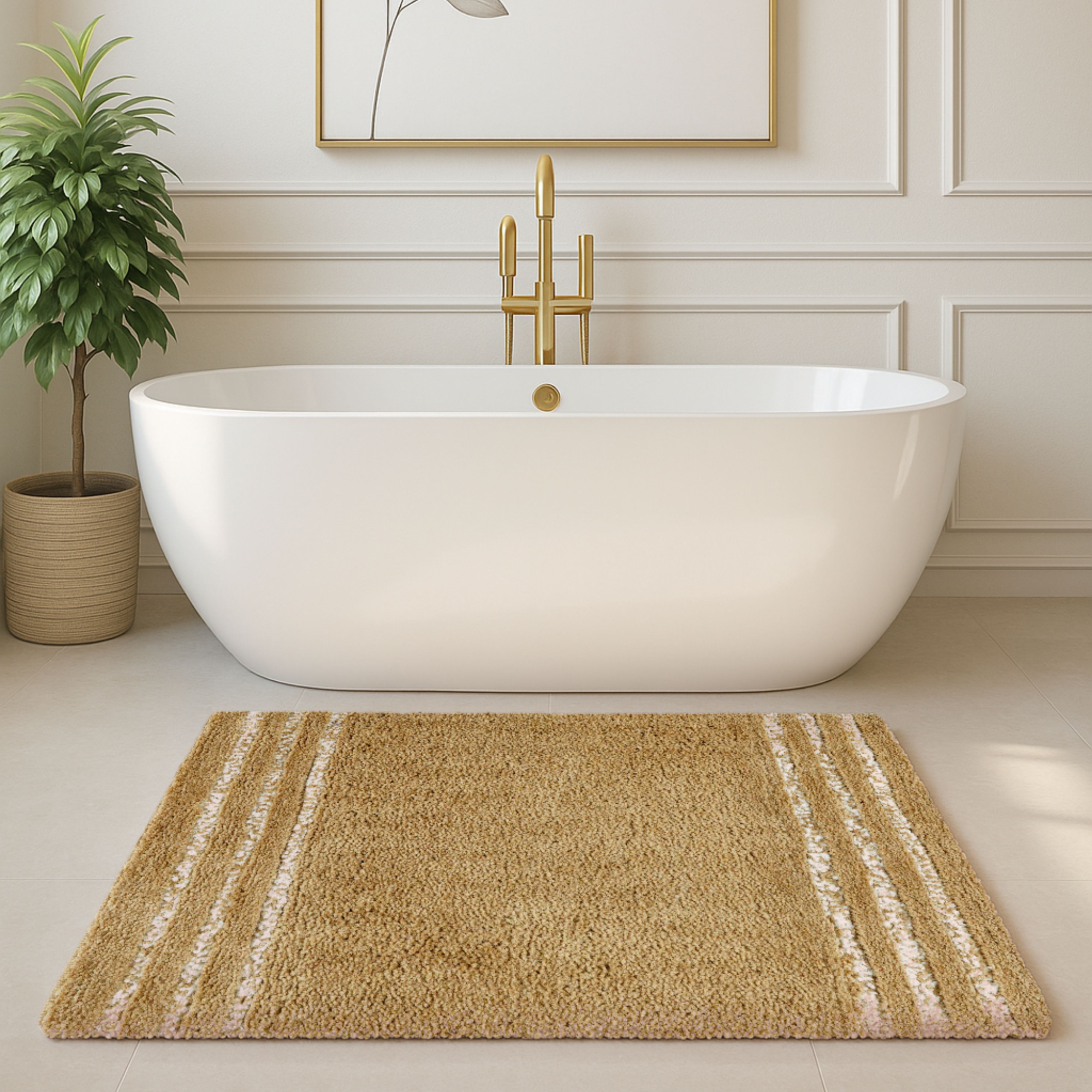 pano Polyester Bathroom Mat-picture-29
