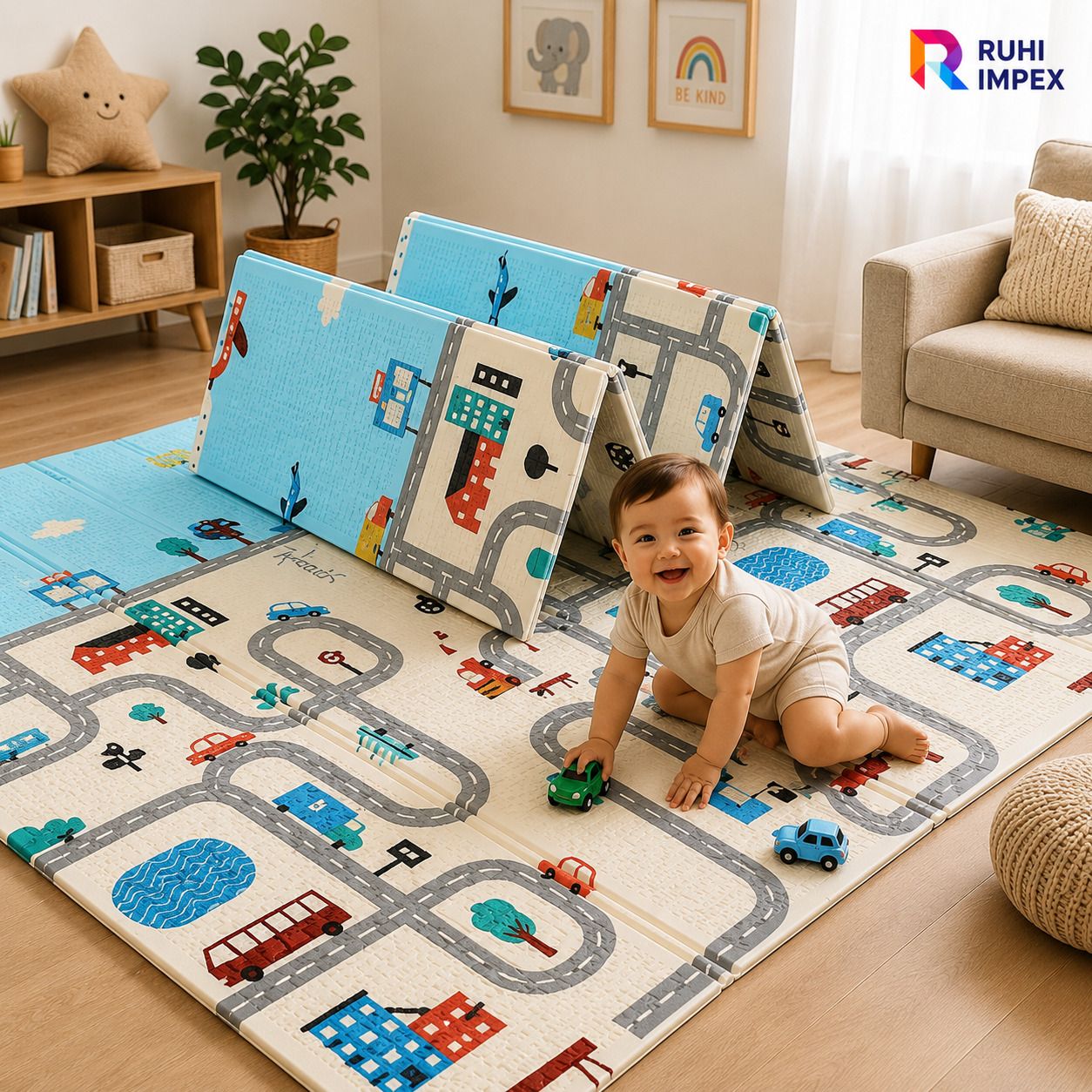 ruhi impex Foam Baby Play Mat-picture-33