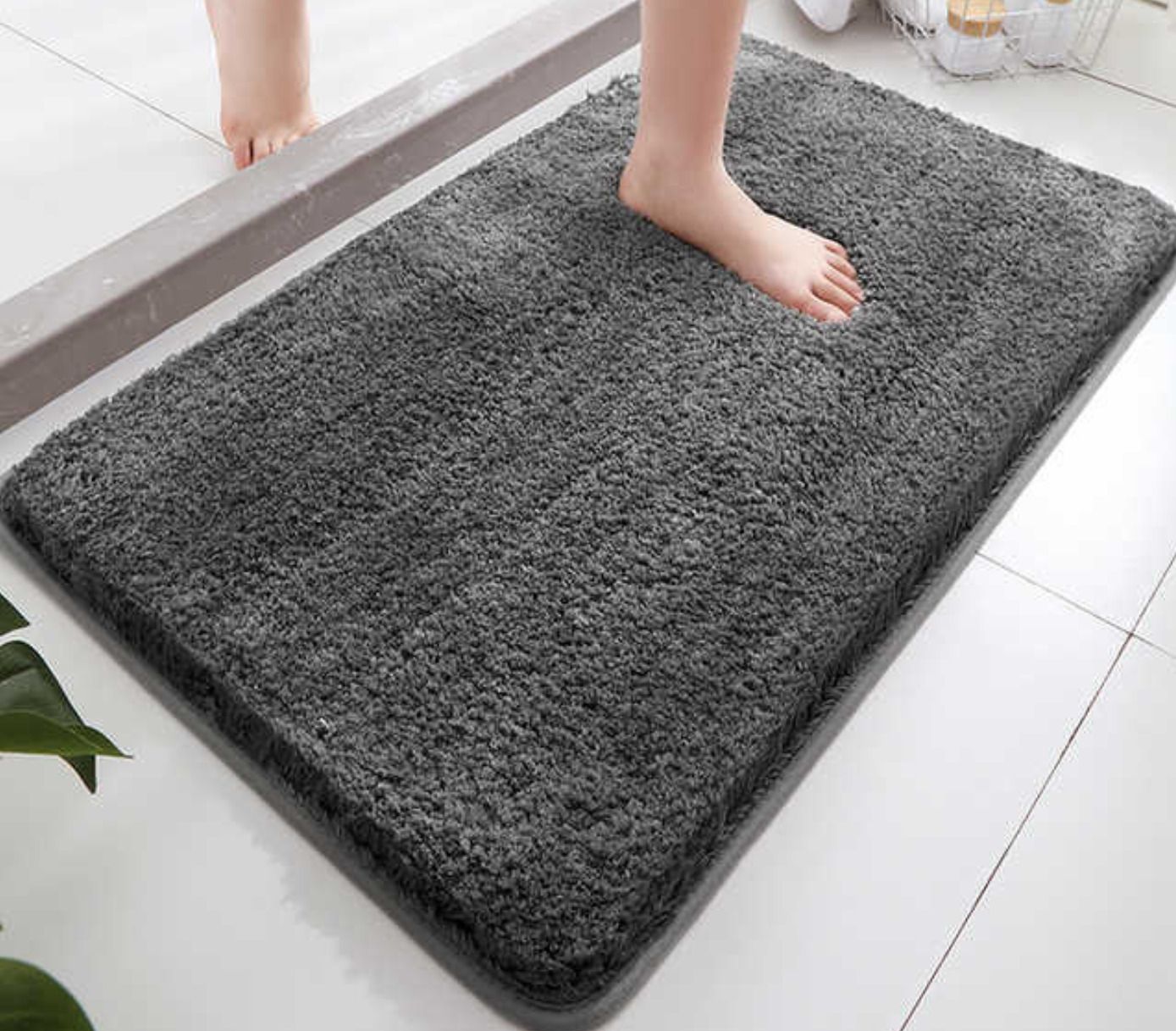 hownice Cotton, Rubber, Microfiber, Plastic Bathroom Mat-picture-21