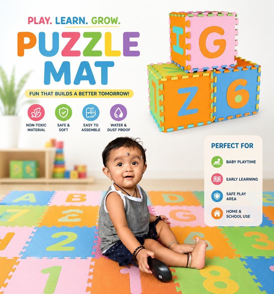 kaash Microfiber Baby Play Mat-picture-46
