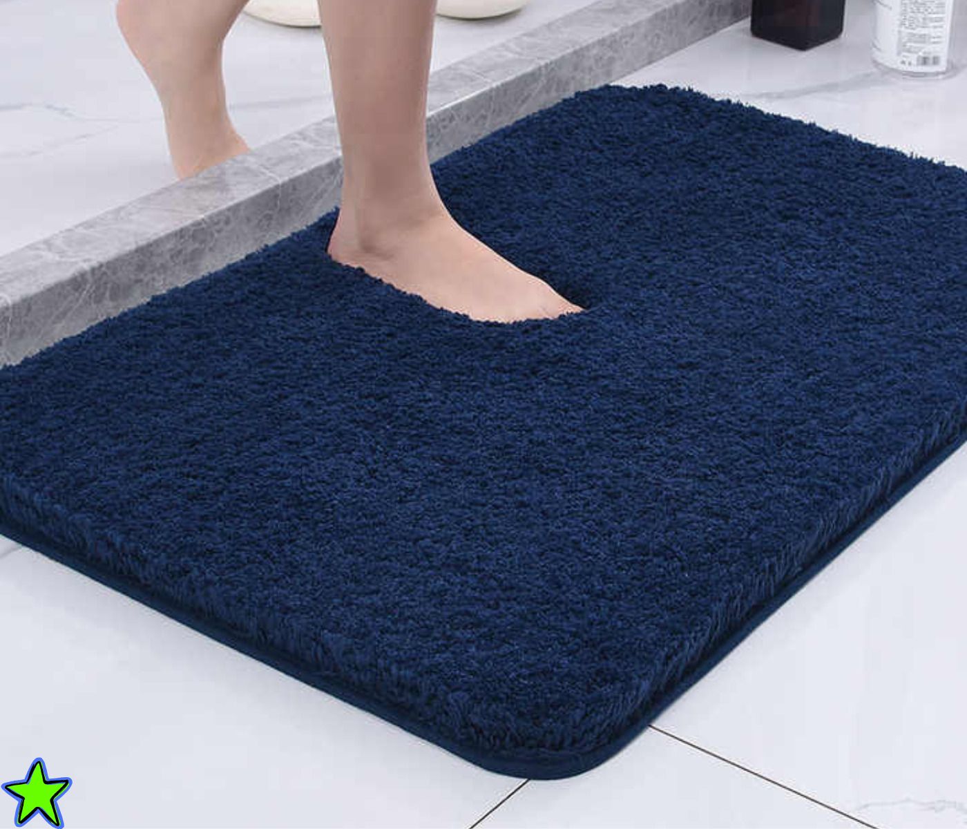 Cotton, Rubber, Microfiber, Plastic Bathroom Mat