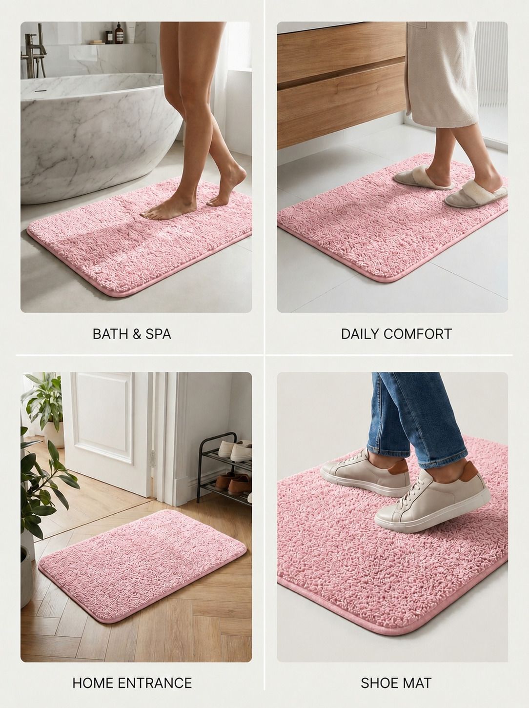 fashion unlimited Microfiber Bathroom Mat-picture-28