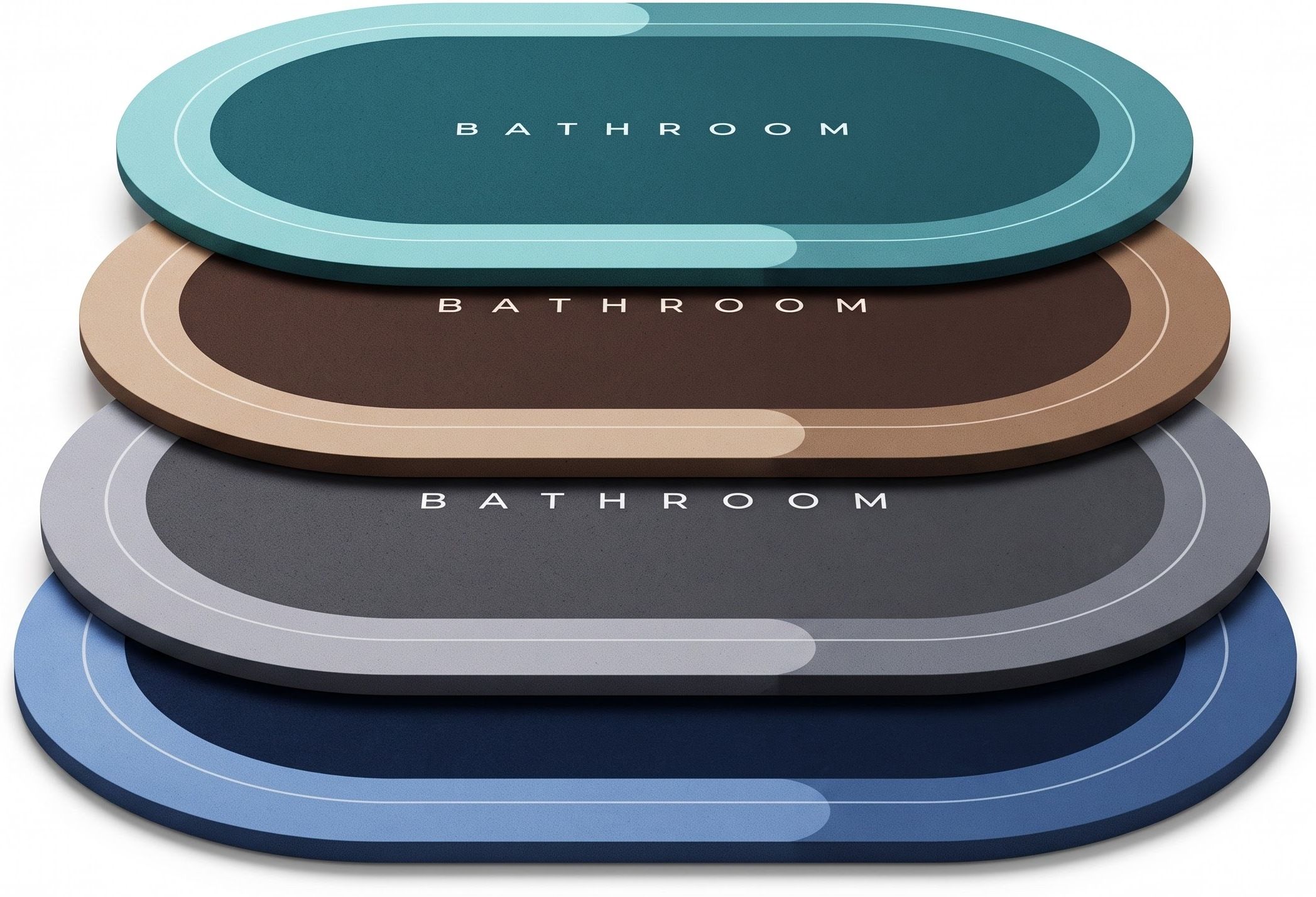 Rubber, Foam Bathroom Mat-image-32