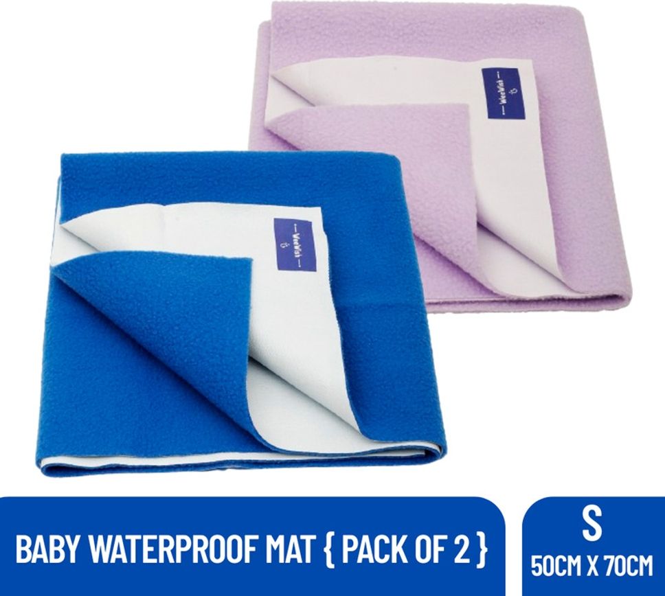 weewish Waterproof - Cotton, Fleece Dry Sheet - Reusable & Washable-(Small) - Pack of 2-picture-40