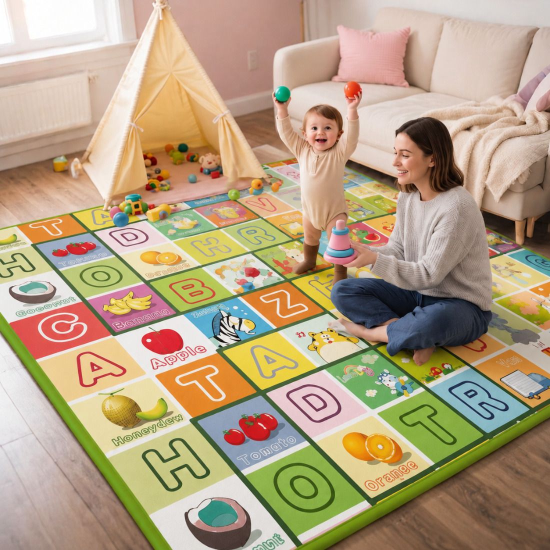edtepy Polyester Baby Play Mat-picture-24
