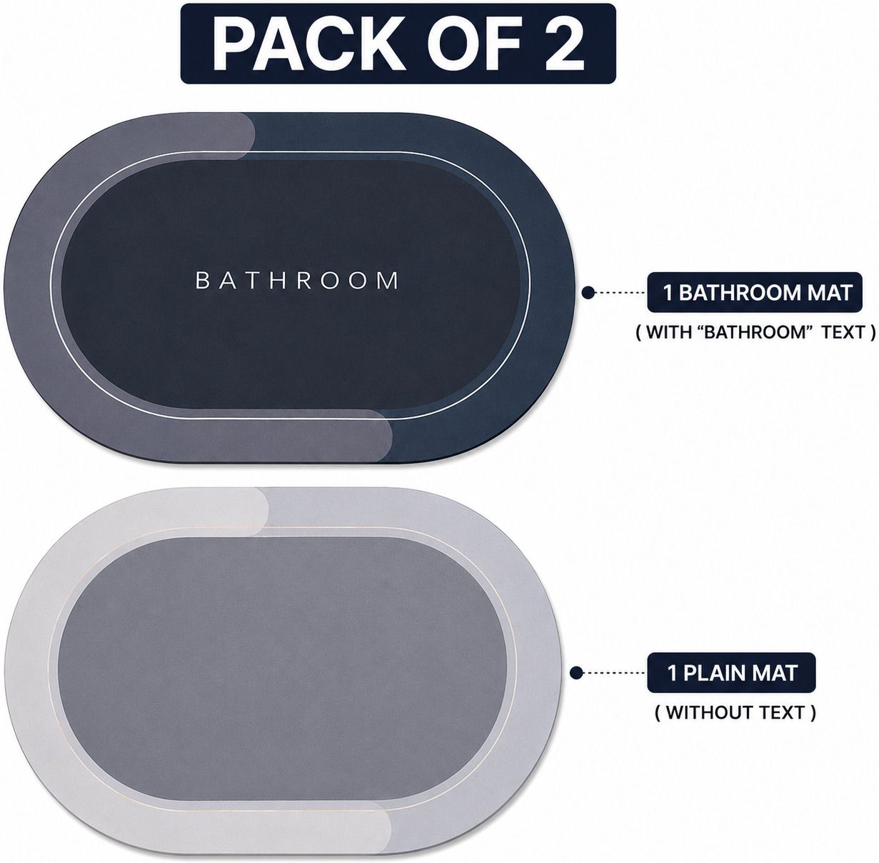 waterproof Rubber Bathroom Mat-picture-23